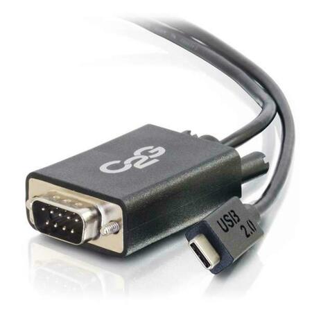 CB DISTRIBUTING USB 2.0 USB-C TO DB9 Serial RS232 Adapter Cable ST56605